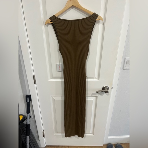 Good American Tie Waist Max Dress (sz 0) - Picture 5 of 5